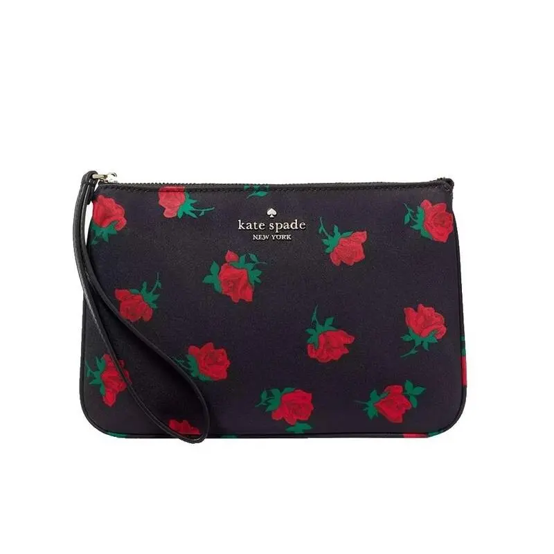Kate Spade New York Chelsea The Little Better Floral Wristlet Pouch - Rose Toss