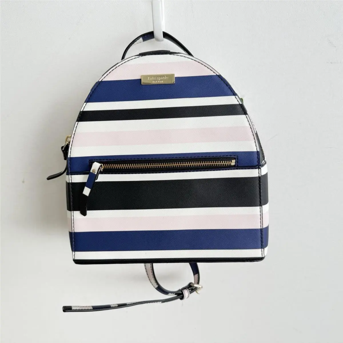 Kate Spade Laurel Way Stripes Printed Sammi Mini Backpack Purse