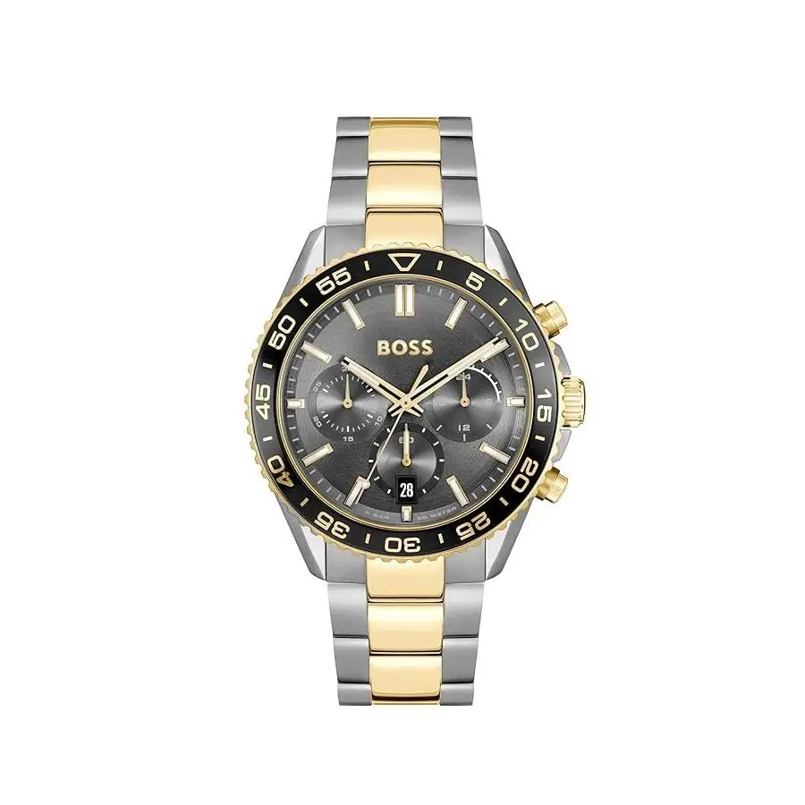 Hugo Boss Runner 1514144 43mm Stainless Steel Two-tone Bracelet Watch