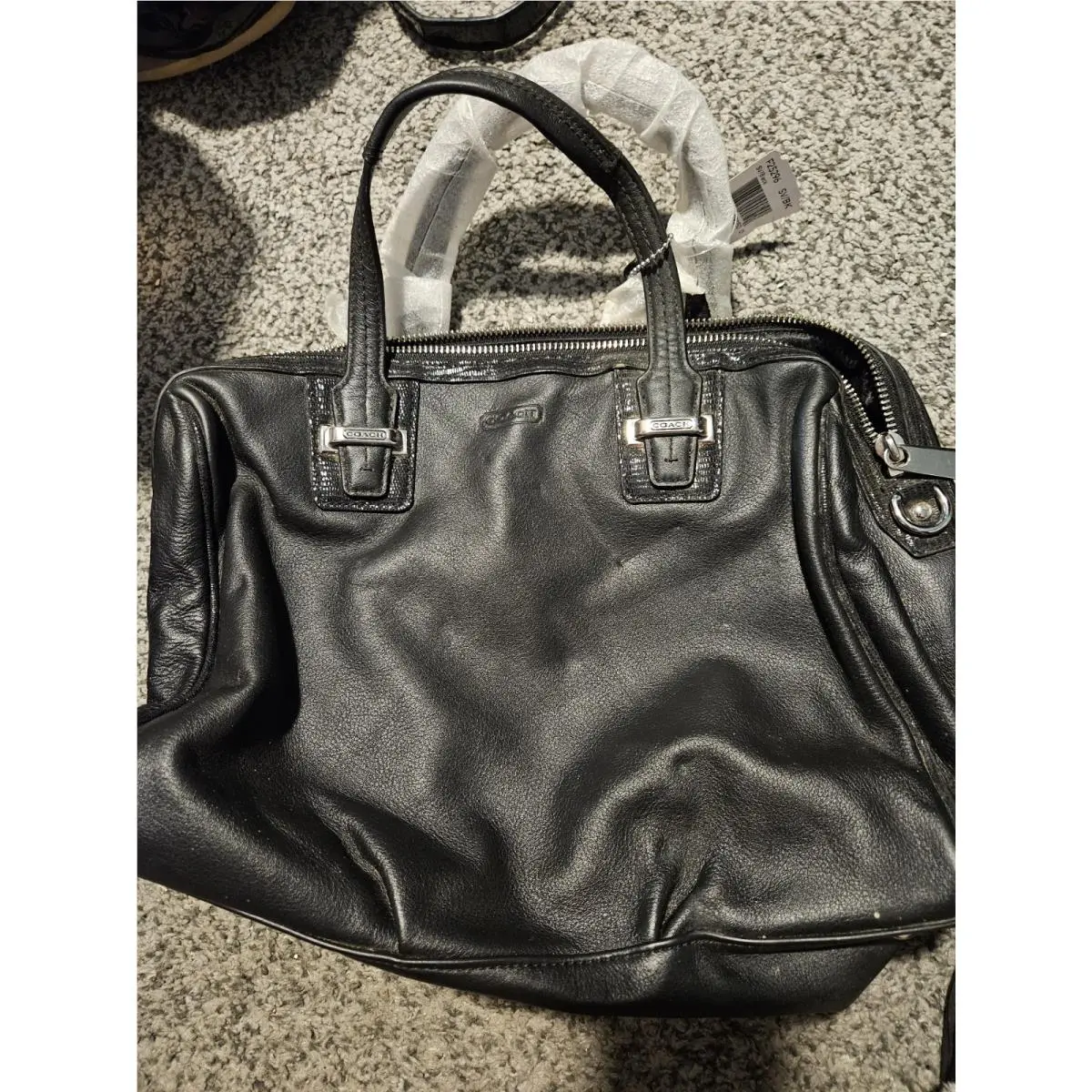 Coach Black Satchel