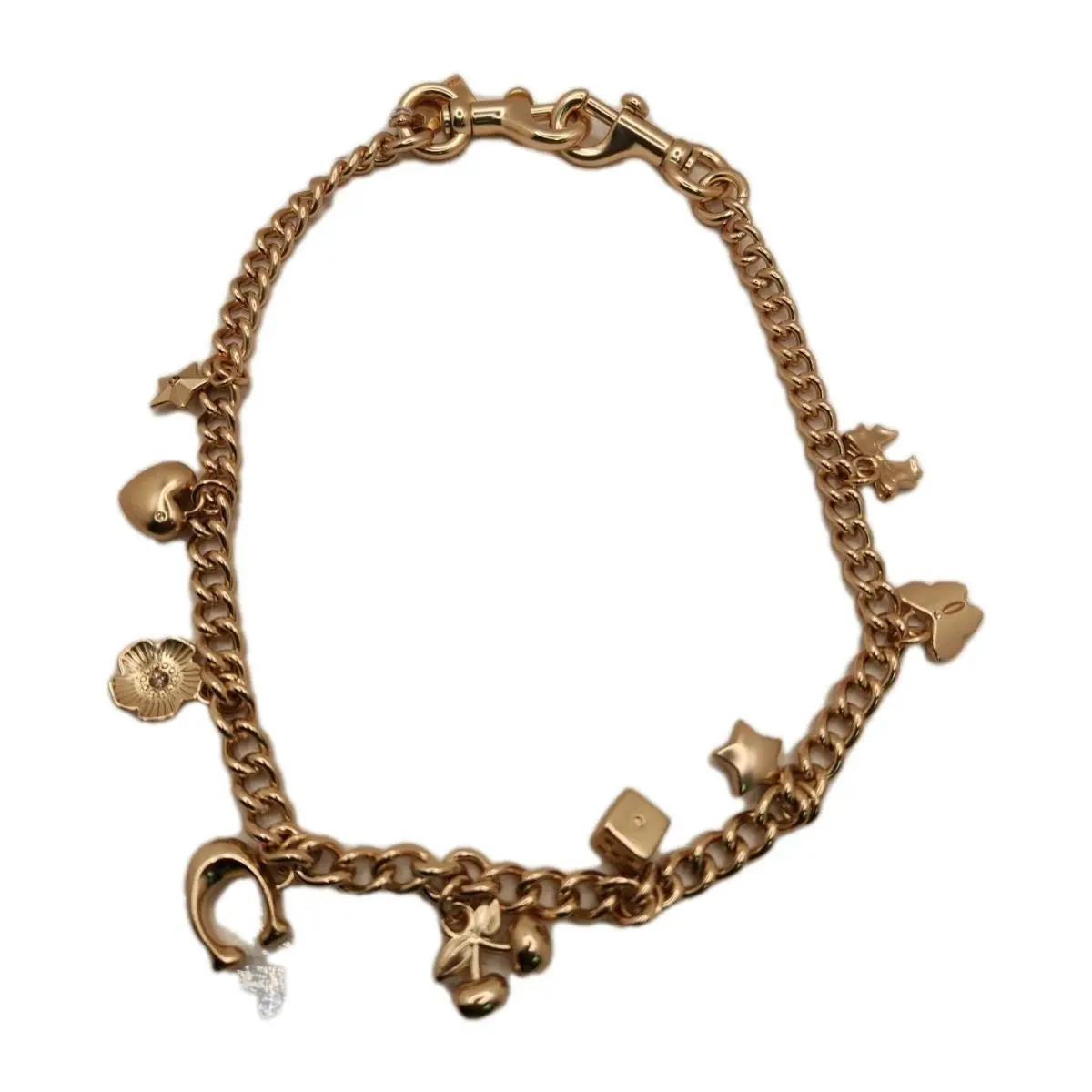 Gold Swagger Chain Bag Charm CCE78 by Coach