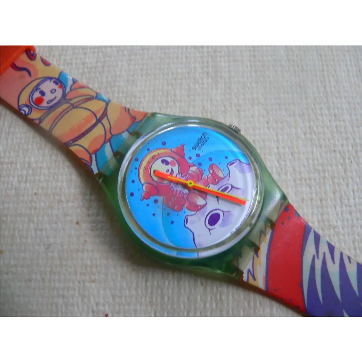 Swatch , Yuri 1992 Vintage Swatch Watch Yuri GG118 Designed By Igort Igor Tuveri