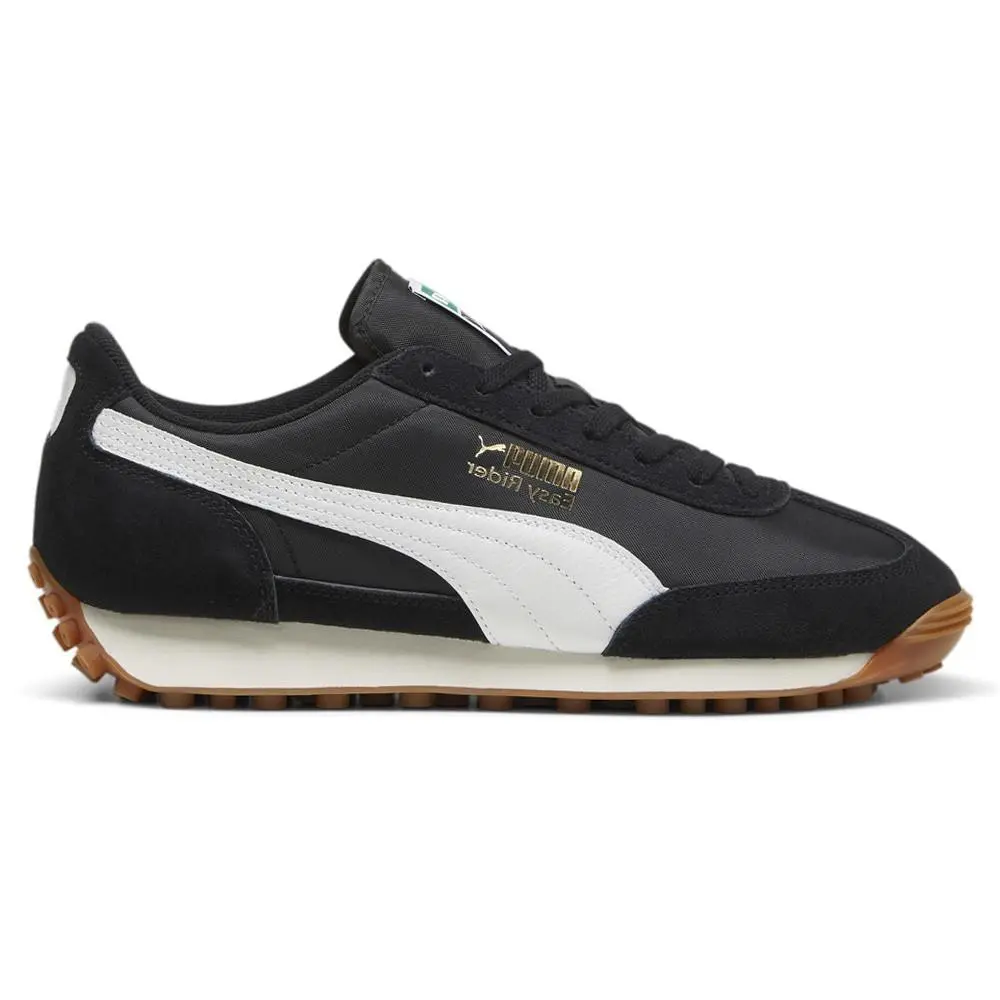 Puma Easy Rider Vintage Lace Up Unisex Black Sneakers Casual Shoes 39902810