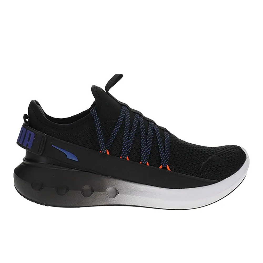 Puma Softride Carson Fresh Knit Fade Lace Up Mens Black Sneakers Casual Shoes 3 - Black