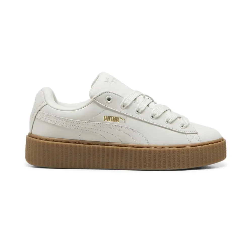 Puma Fenty X Creeper Phatty Earth Tone Lace Up Mens White Sneakers Casual Shoe - White