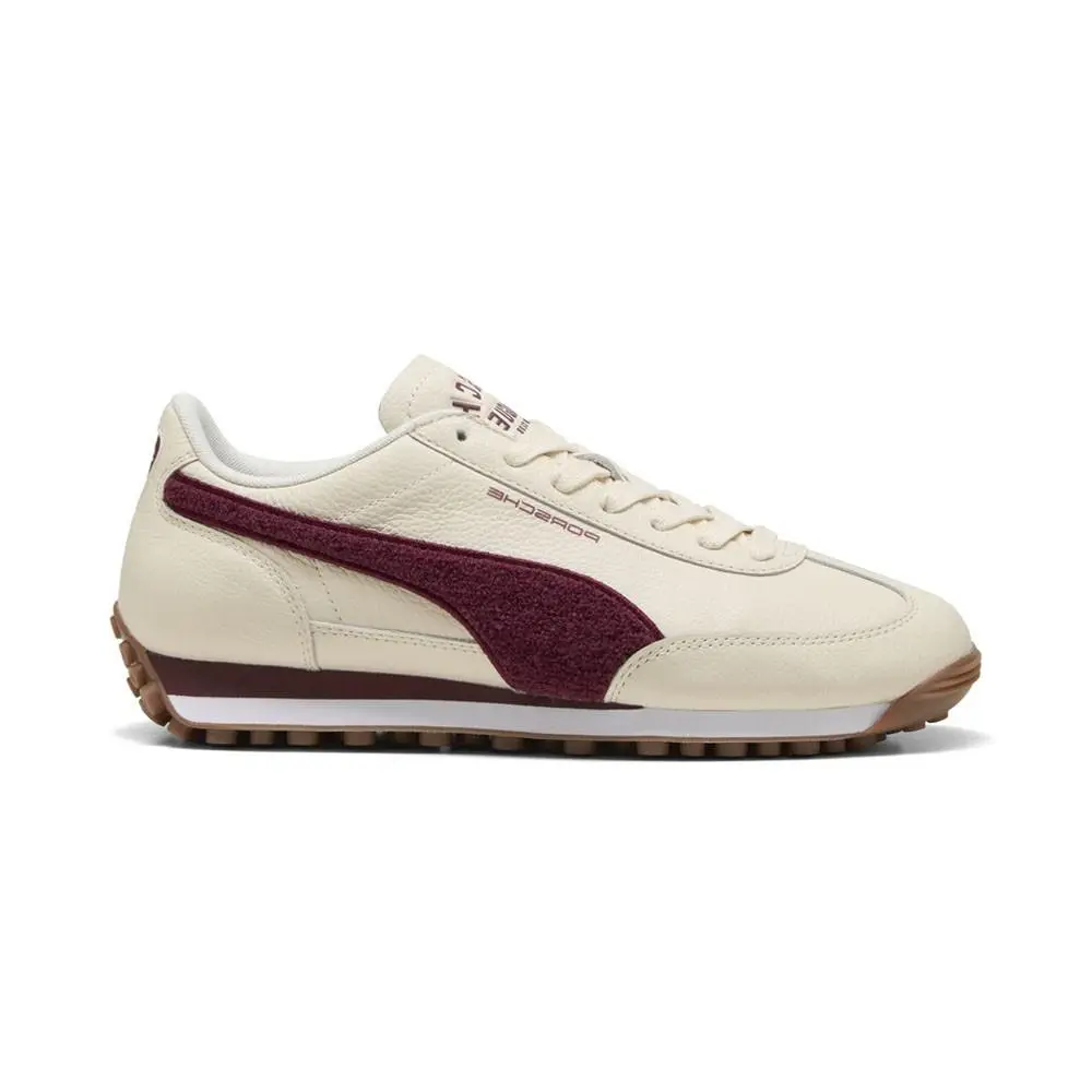 Puma Porsche Legacy X Easy Rider League Lace Up Mens White Sneakers Casual Shoe - White