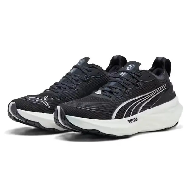 Puma Men`s Forever Run Nitro 2 Running Shoes Black/white 310109-01 k