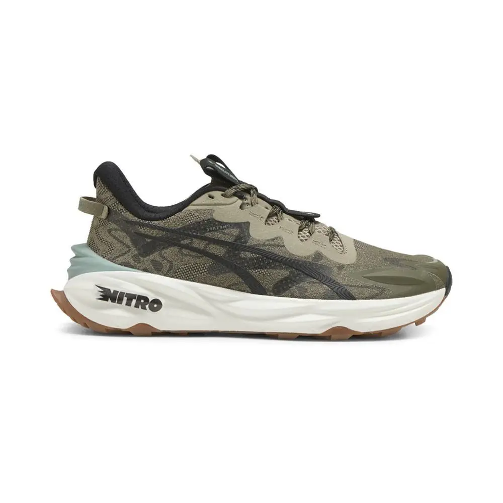 Puma Fast Trac Nitro 3 Trail Running Mens Green Sneakers Athletic Shoes 3797861