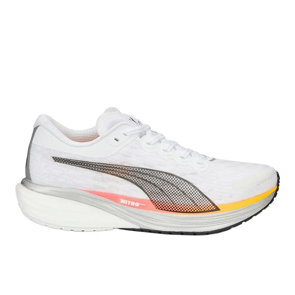 Puma Deviate Nitro 2 Running Mens White Sneakers Athletic Shoes 37680704