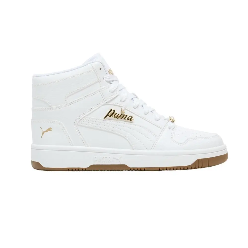Puma shoes - PUMA Rebound Layup Rcl Bling Lace Up - 40618901 - White 5