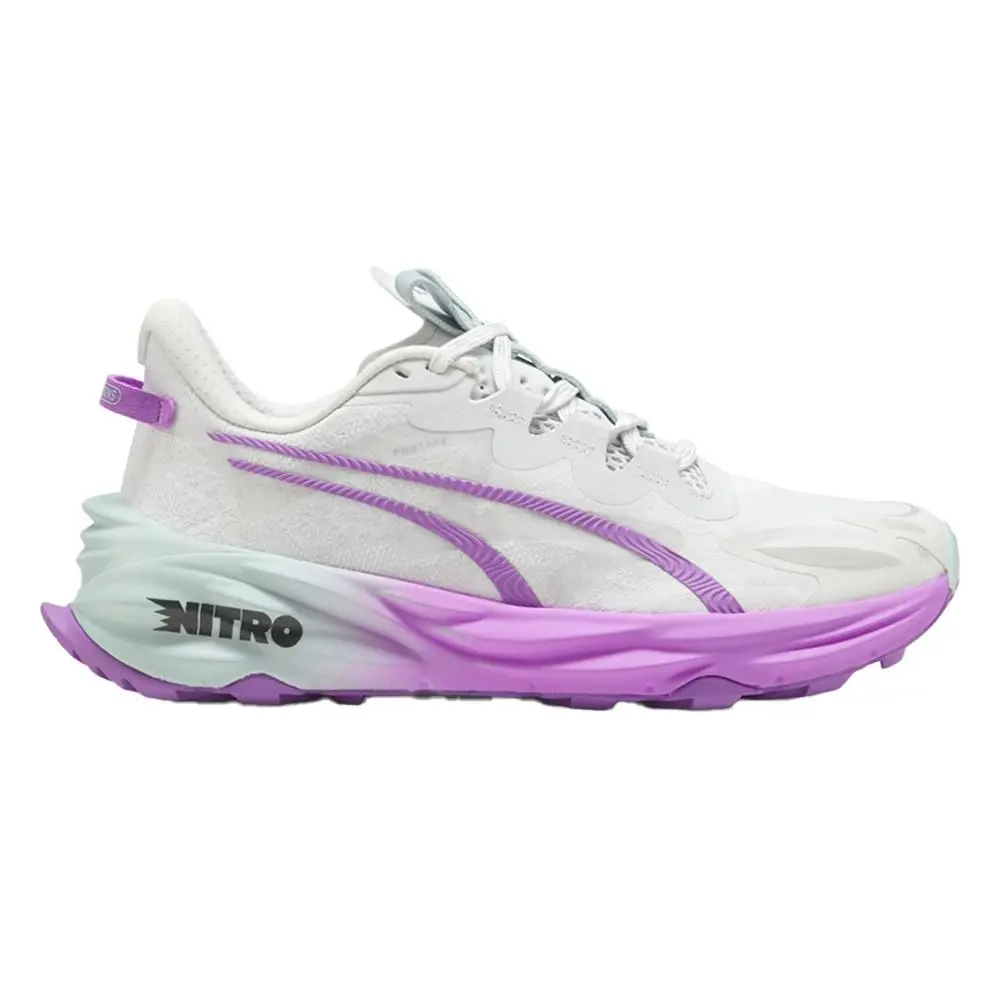 Puma shoes - PUMA FastTrac Nitro 3 Trail Running - 37978709 - Off White, Purple 5