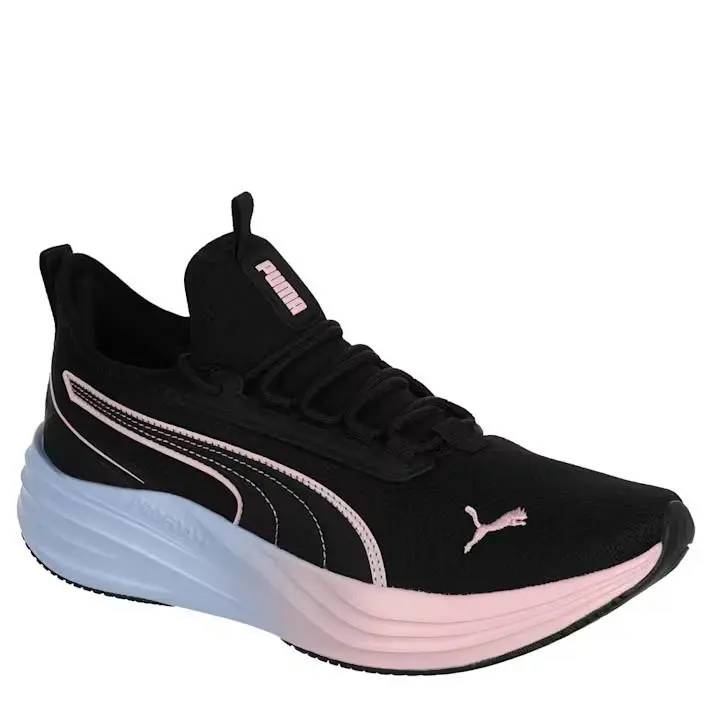 Puma Darter Pro 2 LS Women`s Slip-on/laces Athletic Running Shoes Sneakers - Black