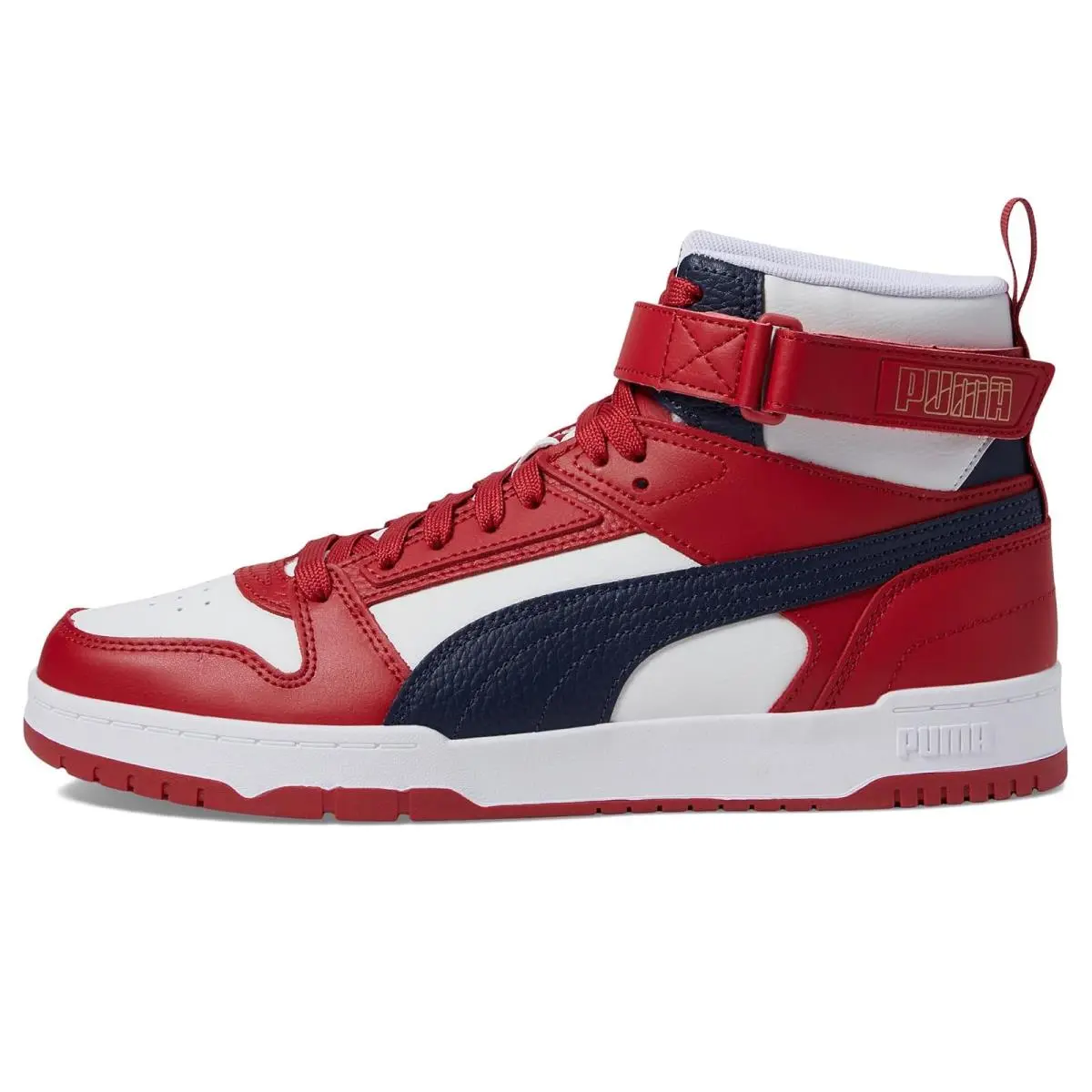 Puma shoes - PUMA White/New Navy/Club Red 2