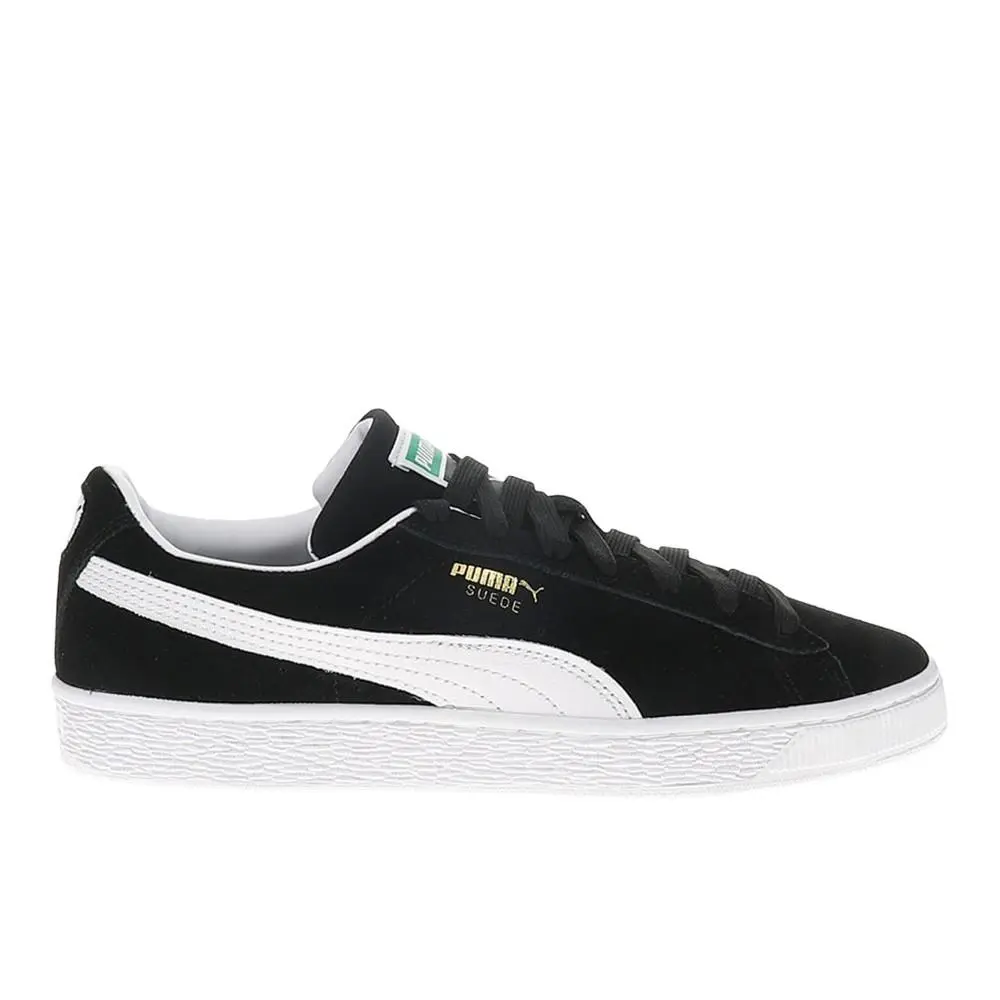 Puma Suede Classic Lace Up Mens Black Sneakers Casual Shoes 39978101