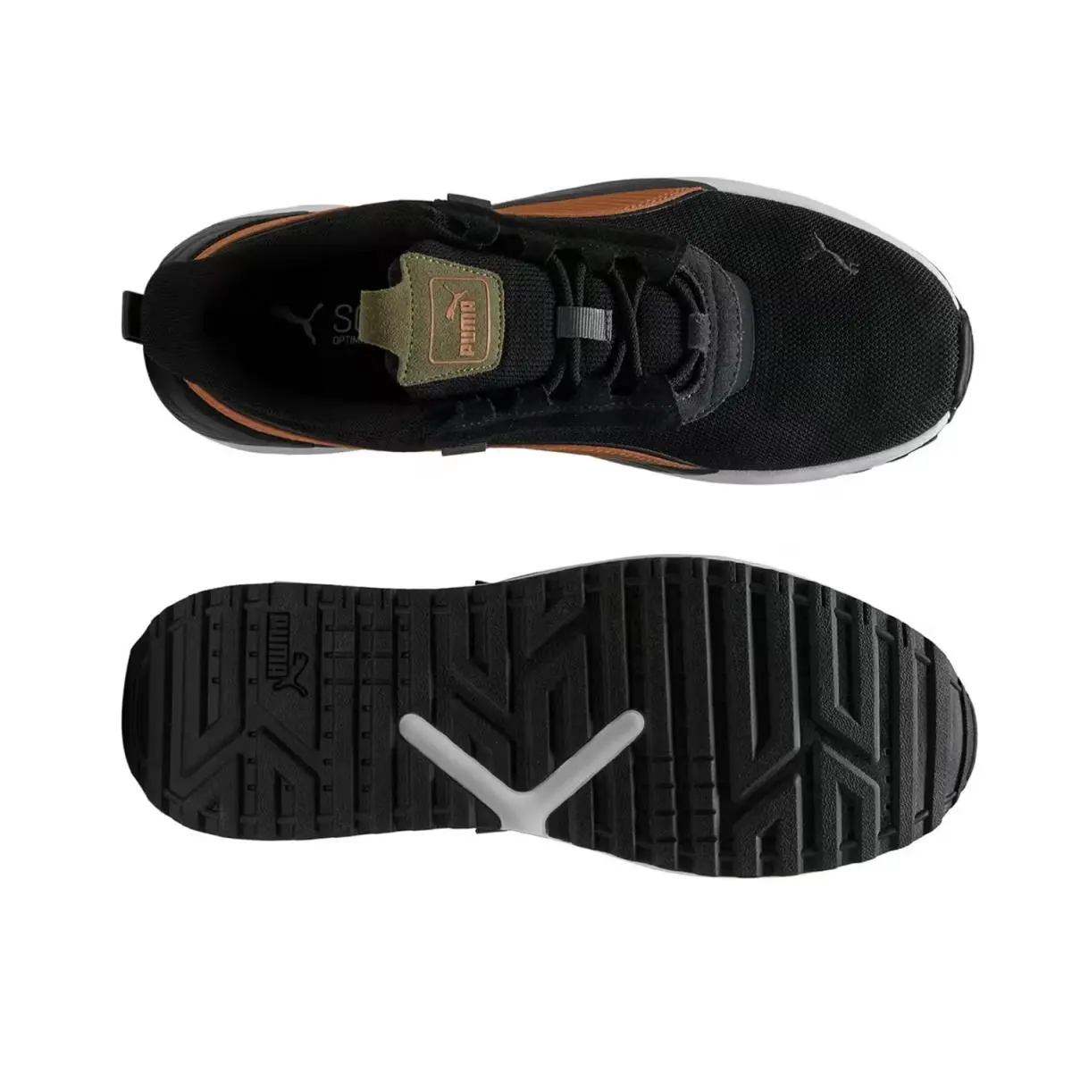 Puma shoes - Black/Tan 2
