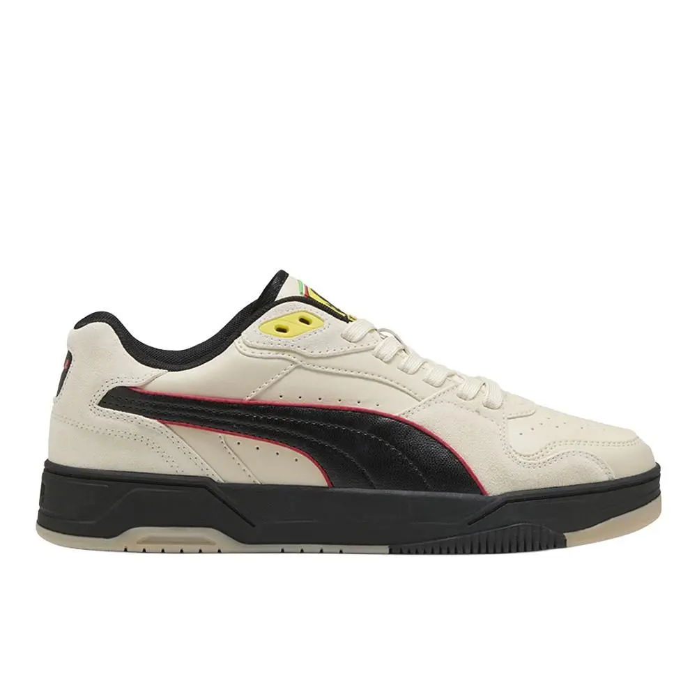 Puma Scuderia Ferrari Rbd Break Low Lace Up Mens White Sneakers Casual Shoes 30