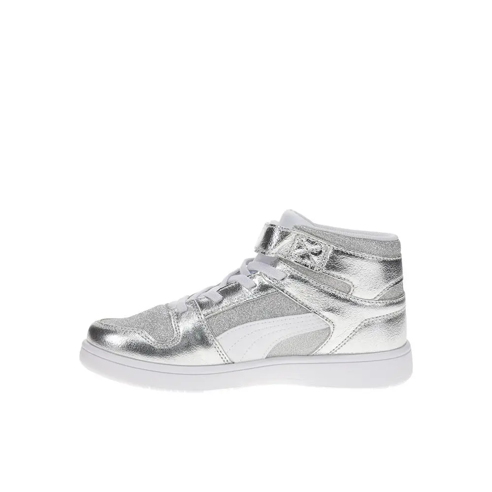 Puma shoes - PUMA Rebound Layup Glitz Plus Slip On  Toddler - 40656501 - Silver 1