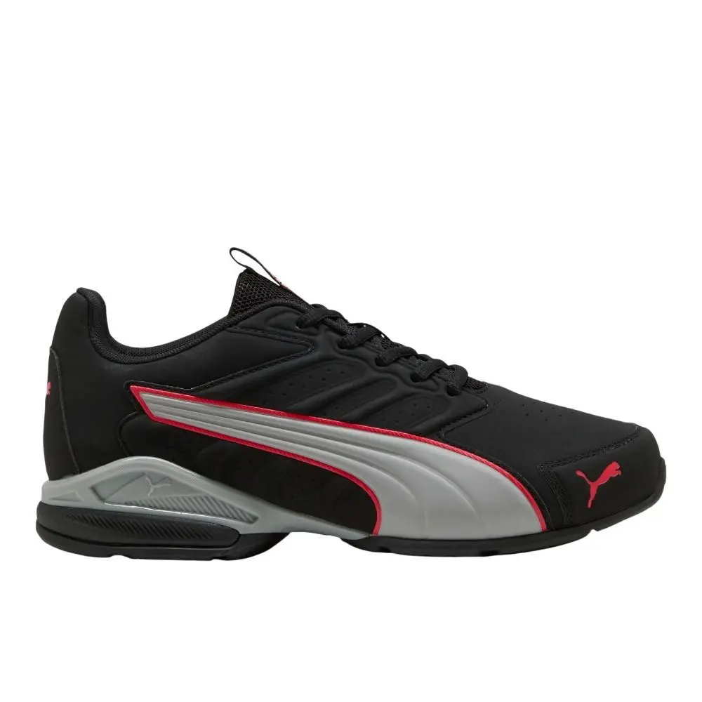 Puma Electro Synthetic Leather Lace Up Mens Black Sneakers Casual Shoes 3130920
