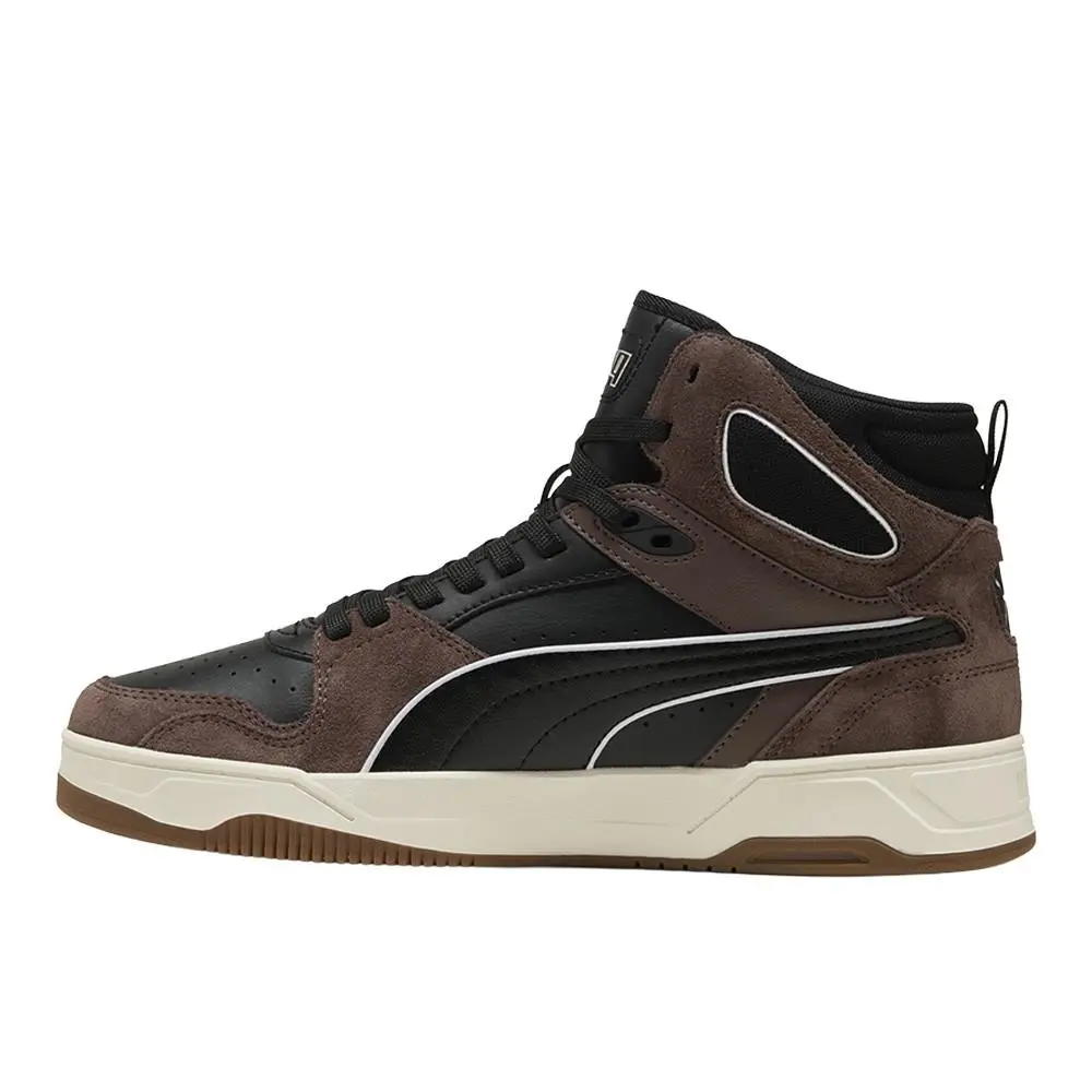 Puma shoes - PUMA Rebound Break Mid Lace Up - 40245202 - Brown 9
