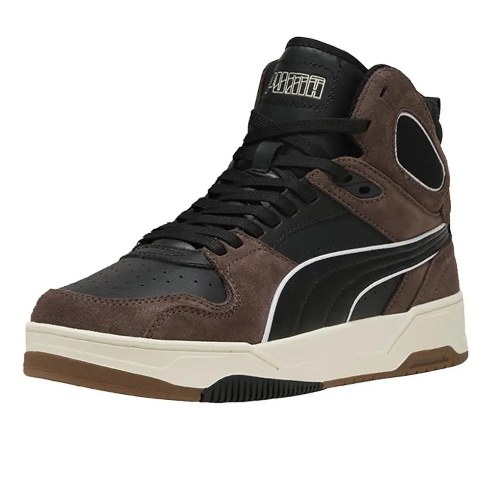 Puma shoes - PUMA Rebound Break Mid Lace Up - 40245202 - Brown 8
