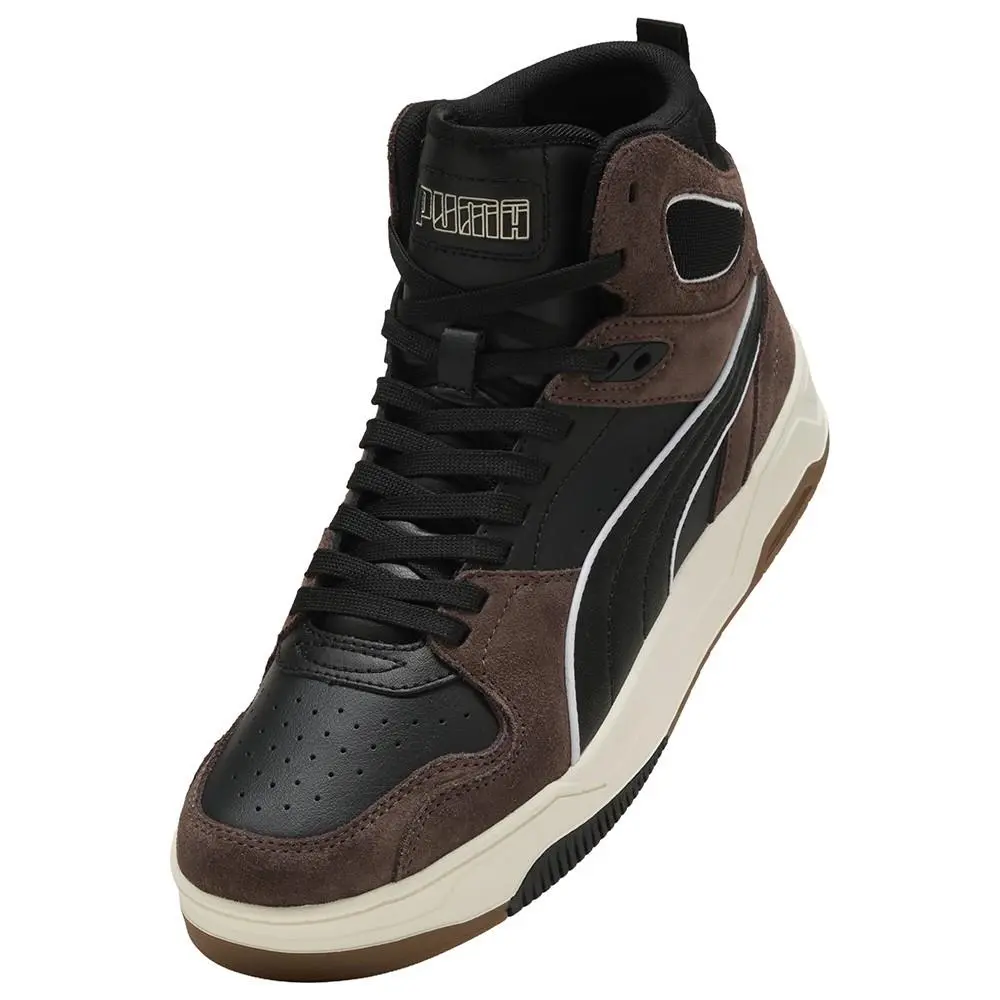 Puma shoes - PUMA Rebound Break Mid Lace Up - 40245202 - Brown 12