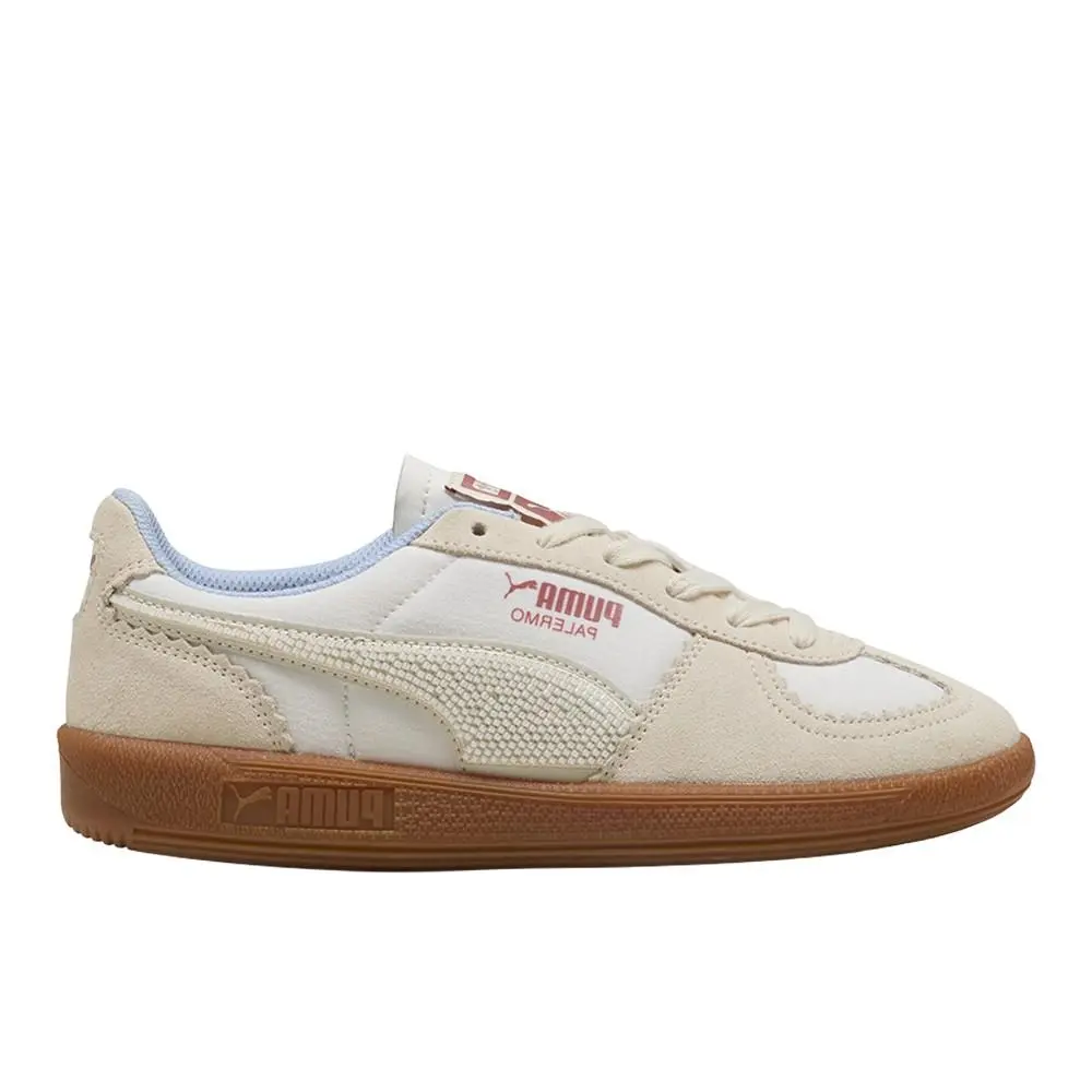 Puma Palermo Gentle Meld Lace Up Womens Beige Sneakers Casual Shoes 40257101