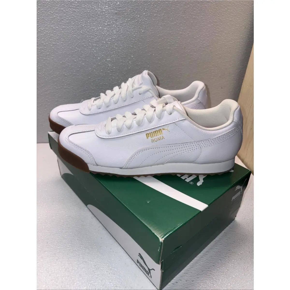 Puma Roma Classic Gum White Men’s Size 10 Men