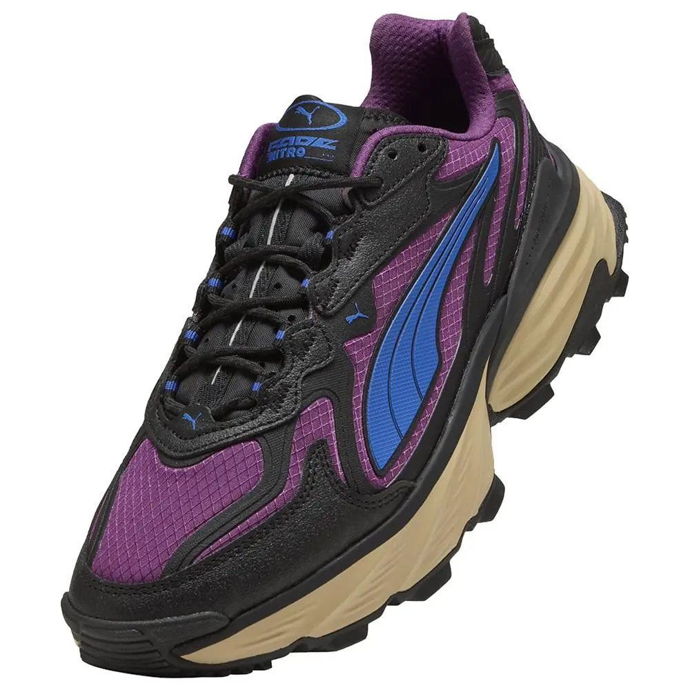 Puma shoes - PUMA Fade Ripstop Lace Up - 40635902 - Black, Purple (UPC: 198556623382) 4