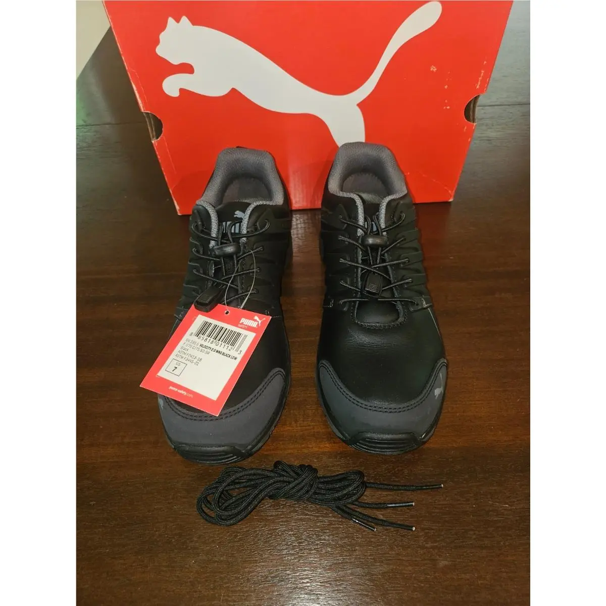 Puma Safety Velocity 2.0 Low Work Shoe Men`s US 7 Black