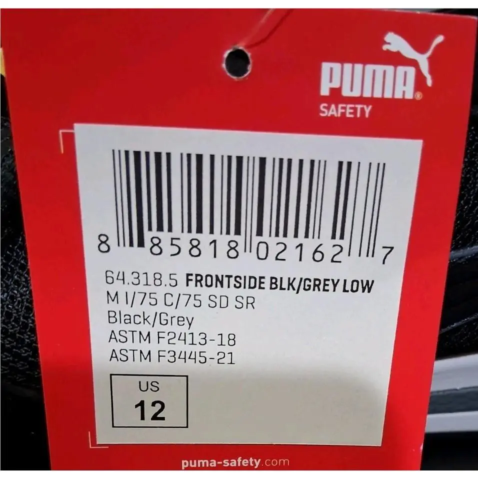 Puma shoes - Puma Safety Work Shoe - Safety Work Shoe - Black 7