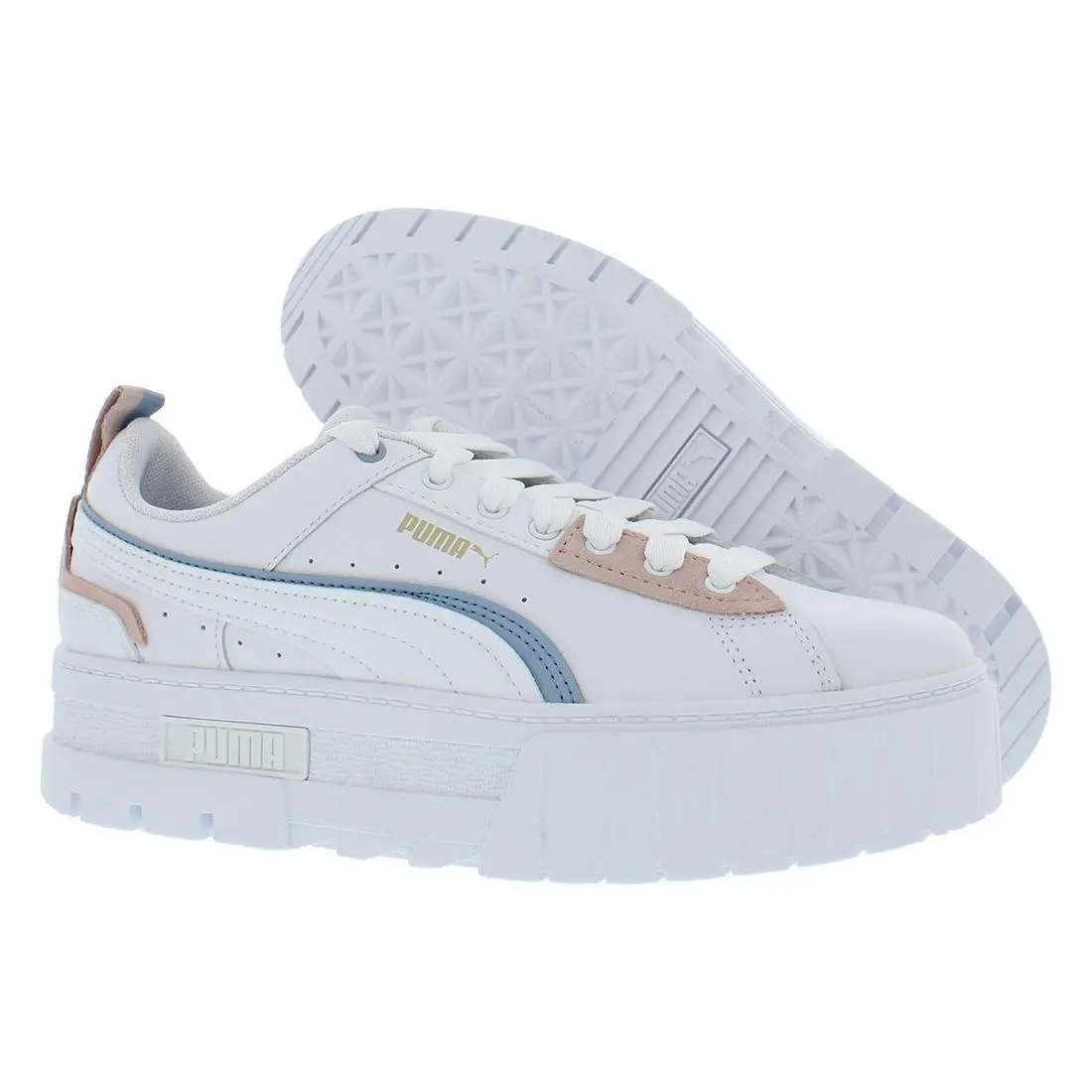Puma Mayze UT Womens Shoes Size 9 Color: Puma White/rose Quartz - Puma White/Rose Quartz, Main: White