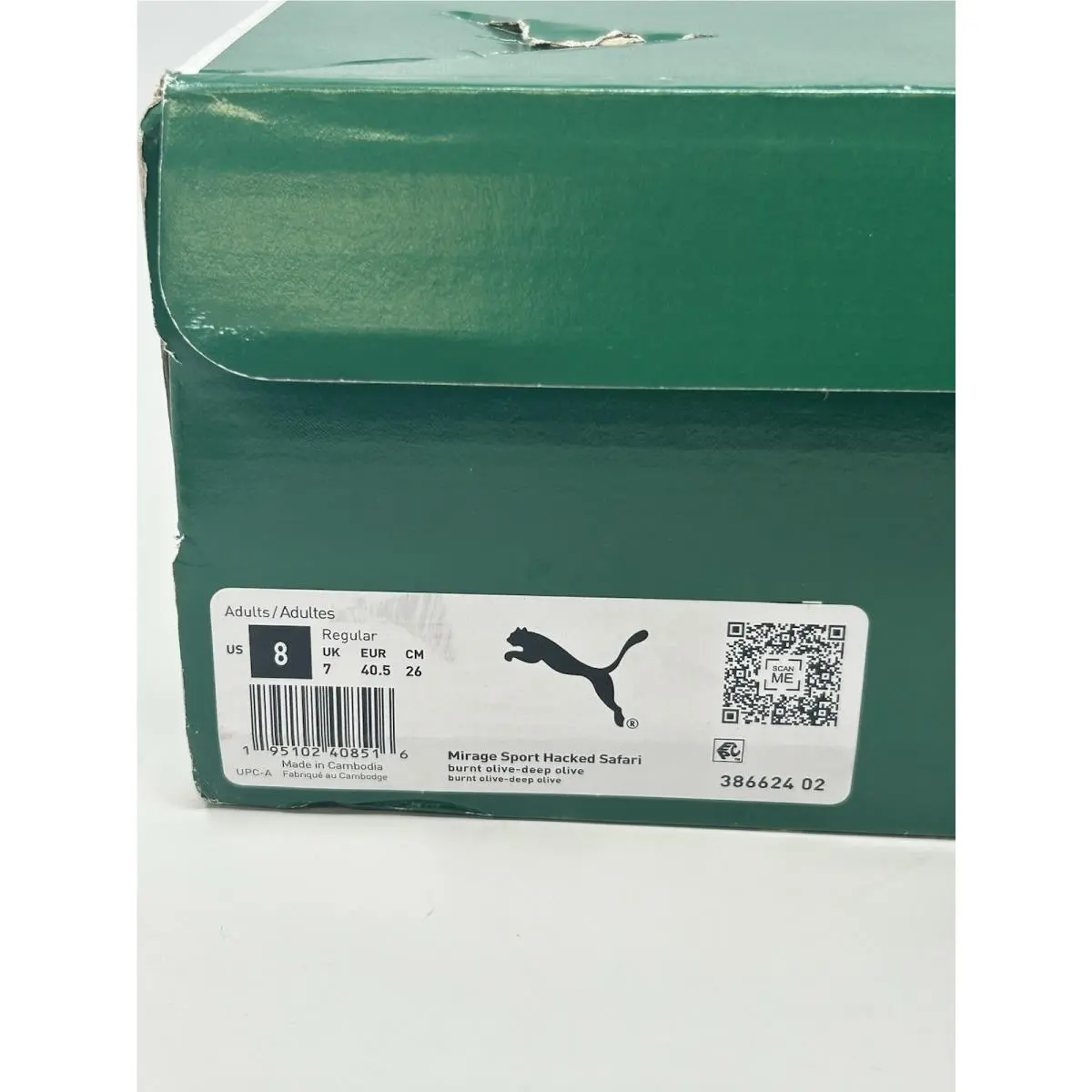Puma shoes - PUMA Mirage Sport - Mirage Sport - 386624-02 - Green 15
