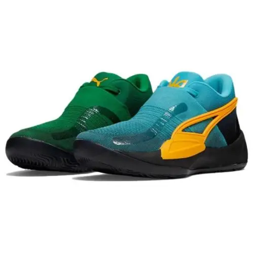 Puma shoes - PUMA Rise Nitro - Rise Nitro - 378489 01 - Blue/ Green 17