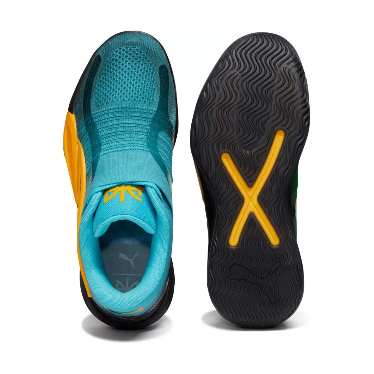 Puma shoes - PUMA Rise Nitro - Rise Nitro - 378489 01 - Blue/ Green 21
