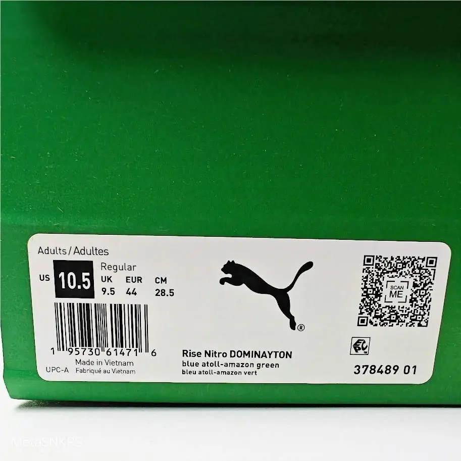 Puma shoes - PUMA Rise Nitro - Rise Nitro - 378489 01 - Blue/ Green 0