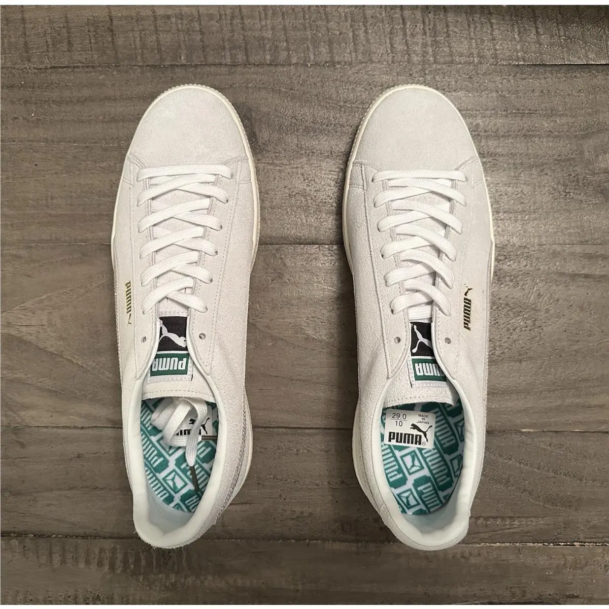 Puma shoes - PUMA Suede - Suede - 383797-01 - White (UPC: 195100497536) 5