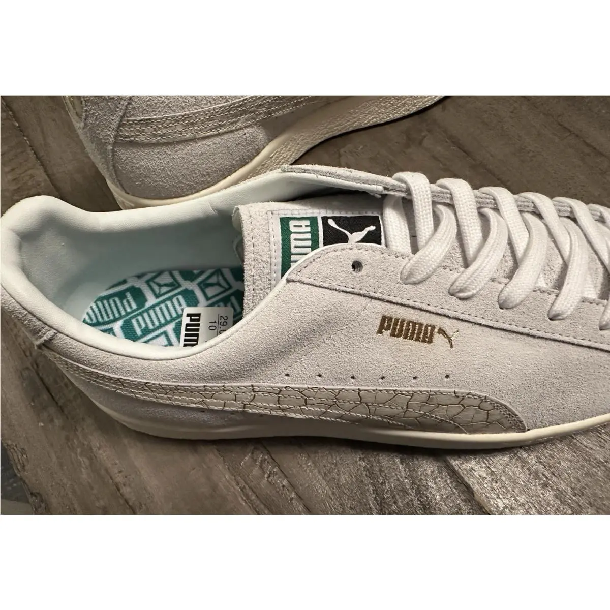 Puma shoes - PUMA Suede - Suede - 383797-01 - White (UPC: 195100497536) 6