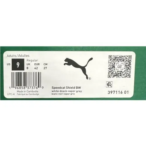 Puma shoes - Speedcat Shield BW - Speedcat Shield - White 6