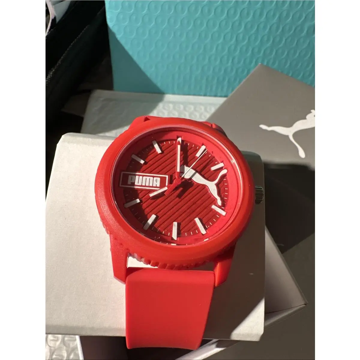 Puma Ultrafresh Watch For Men Quartz Movement with Silicone Strap Band