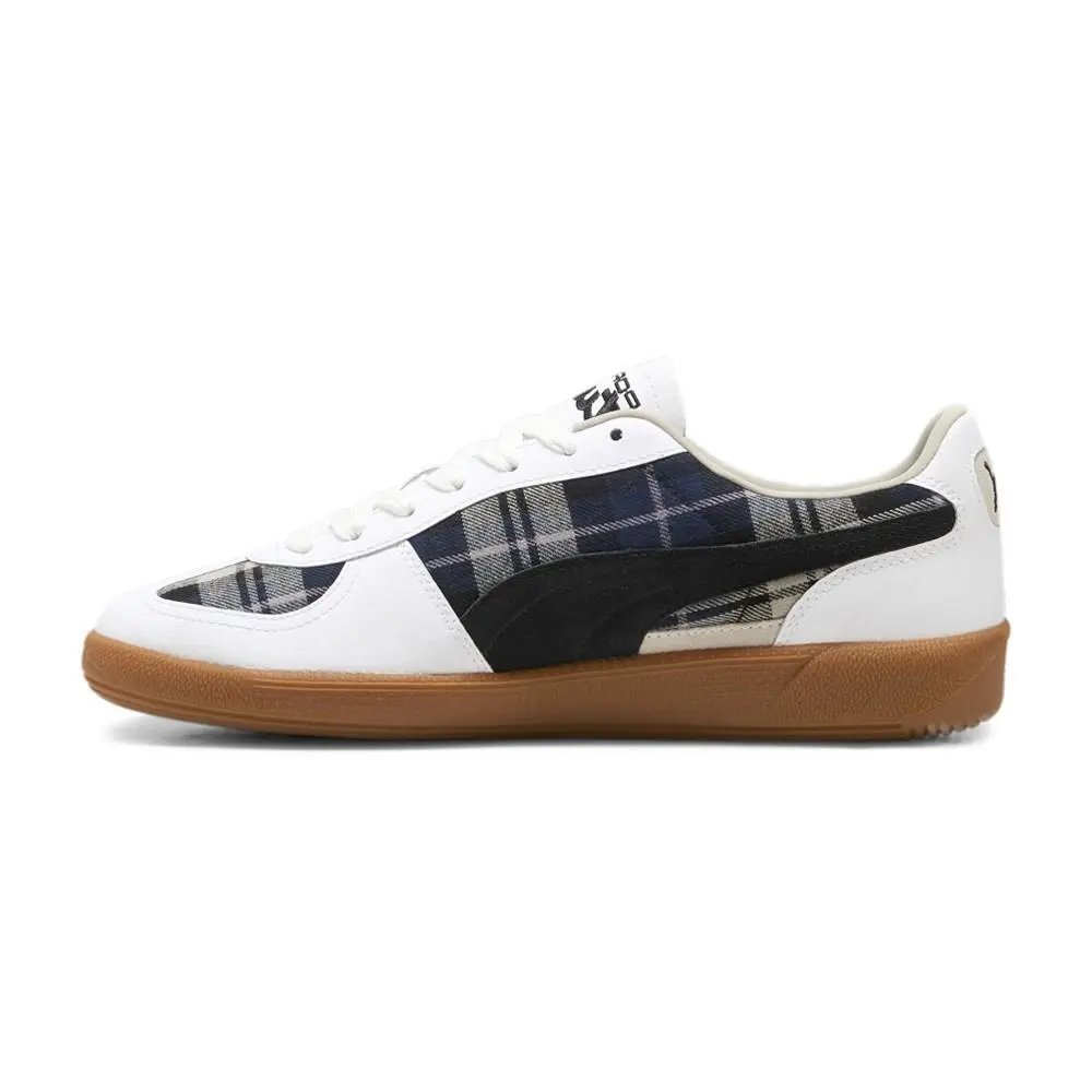 Puma shoes - PUMA Palermo Tartan X Porsche Legacy Lace Up - 30875801 - White (UPC: 197671681673) 1