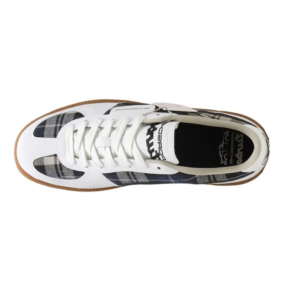 Puma shoes - PUMA Palermo Tartan X Porsche Legacy Lace Up - 30875801 - White (UPC: 197671681673) 2