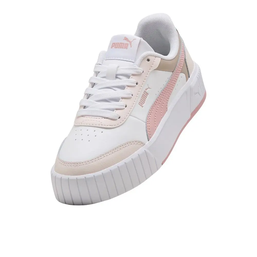 Puma shoes - PUMA Carina Mia Lace Up  Youth - 40374605 - White (UPC: 198556514840) 4