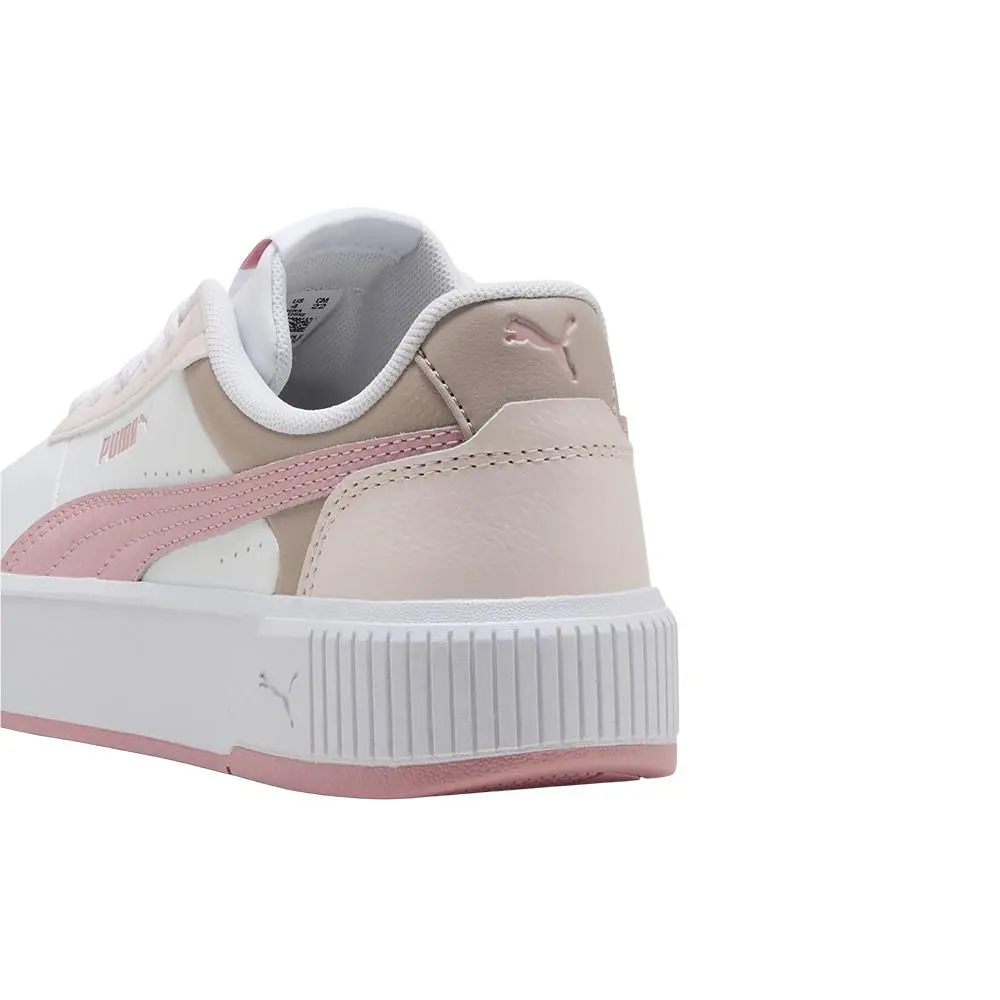 Puma shoes - PUMA Carina Mia Lace Up  Youth - 40374605 - White (UPC: 198556514840) 5