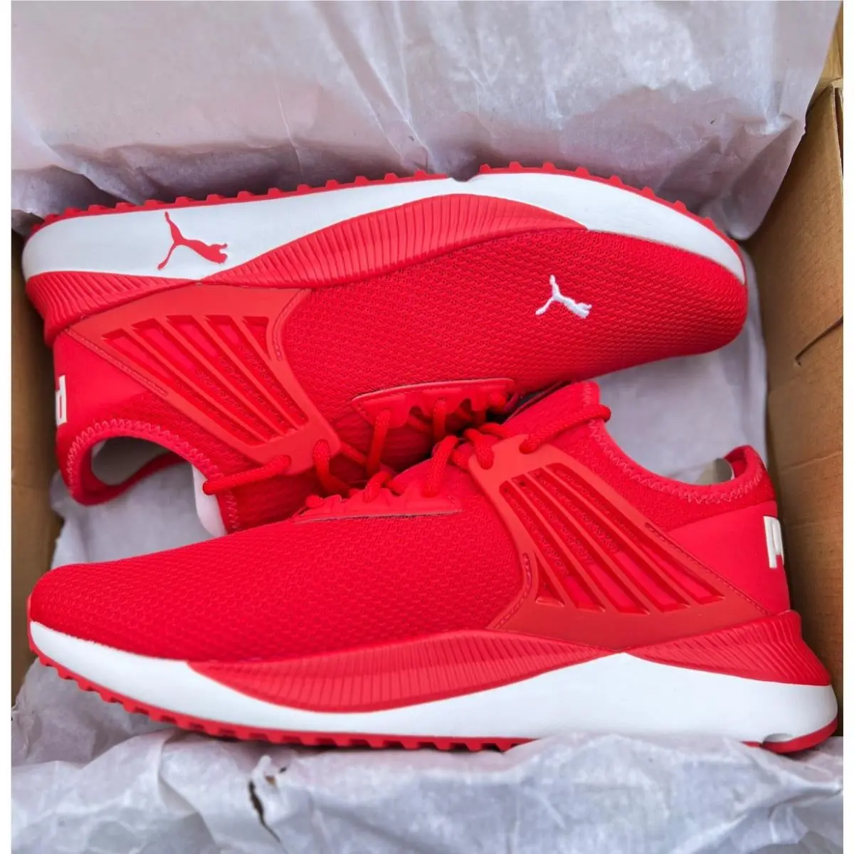 Puma shoes - PUMA Pacer - Pacer - 386453-04 - HIGH RISK RED - PUMA WHITE (UPC: 195099006535) 15