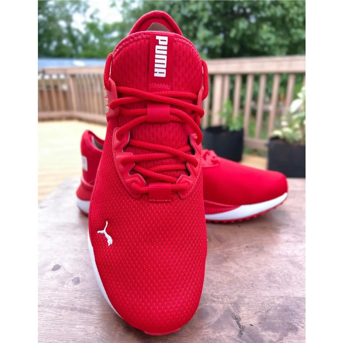 Puma shoes - PUMA Pacer - Pacer - 386453-04 - HIGH RISK RED - PUMA WHITE (UPC: 195099006535) 8
