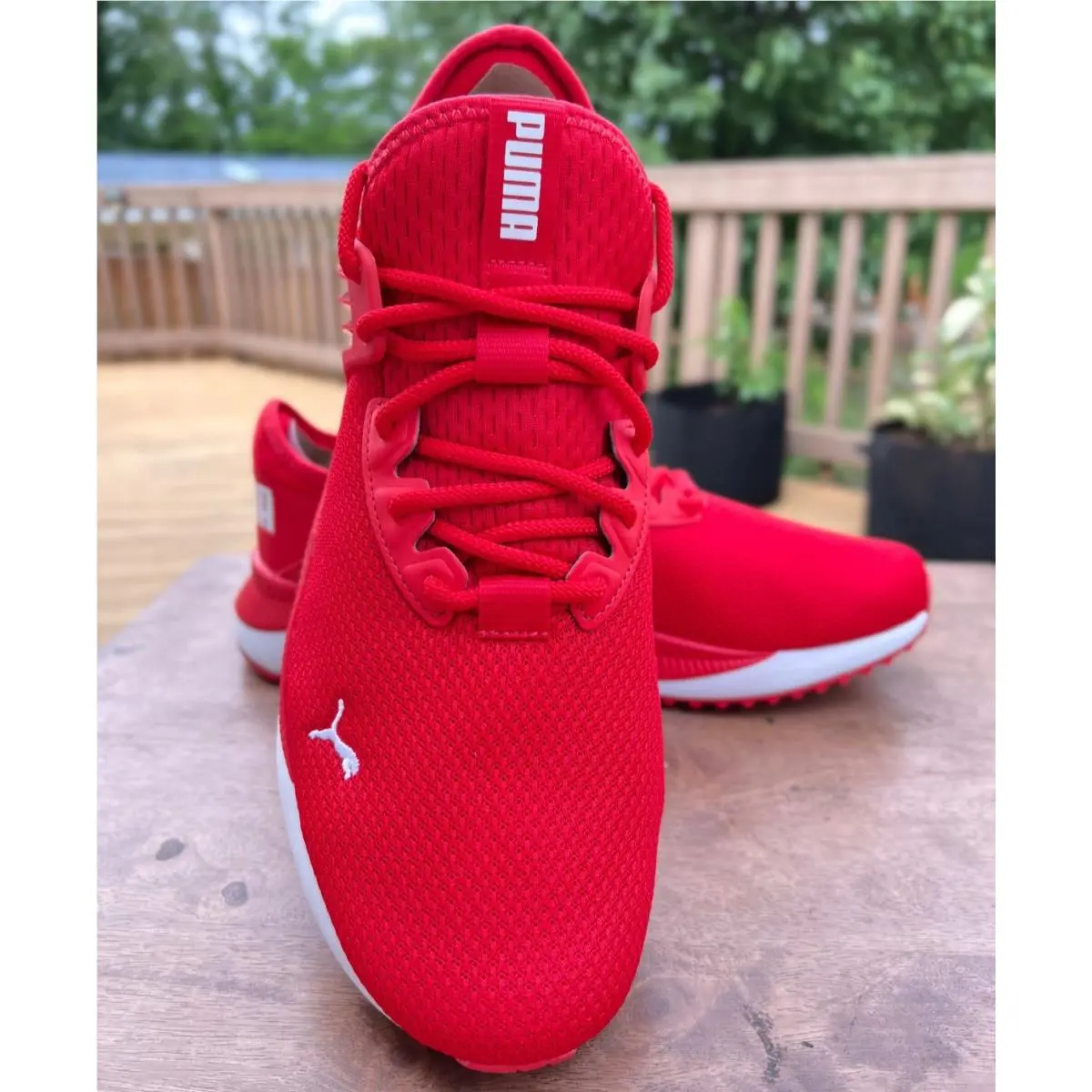 Puma shoes - PUMA Pacer - Pacer - 386453-04 - HIGH RISK RED - PUMA WHITE (UPC: 195099006535) 9