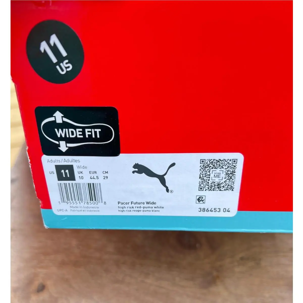 Puma shoes - PUMA Pacer - Pacer - 386453-04 - HIGH RISK RED - PUMA WHITE (UPC: 195099006535) 11