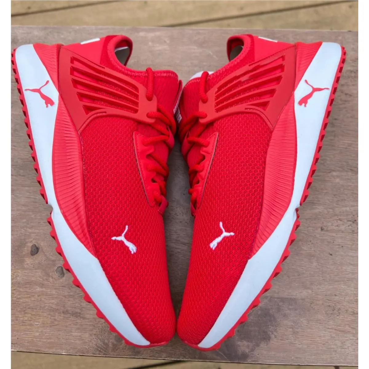 Puma shoes - PUMA Pacer - Pacer - 386453-04 - HIGH RISK RED - PUMA WHITE (UPC: 195099006535) 12