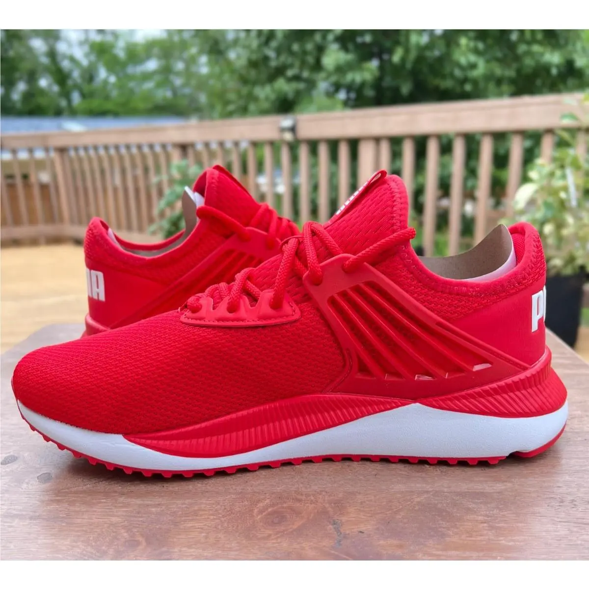Puma shoes - PUMA Pacer - Pacer - 386453-04 - HIGH RISK RED - PUMA WHITE (UPC: 195099006535) 3