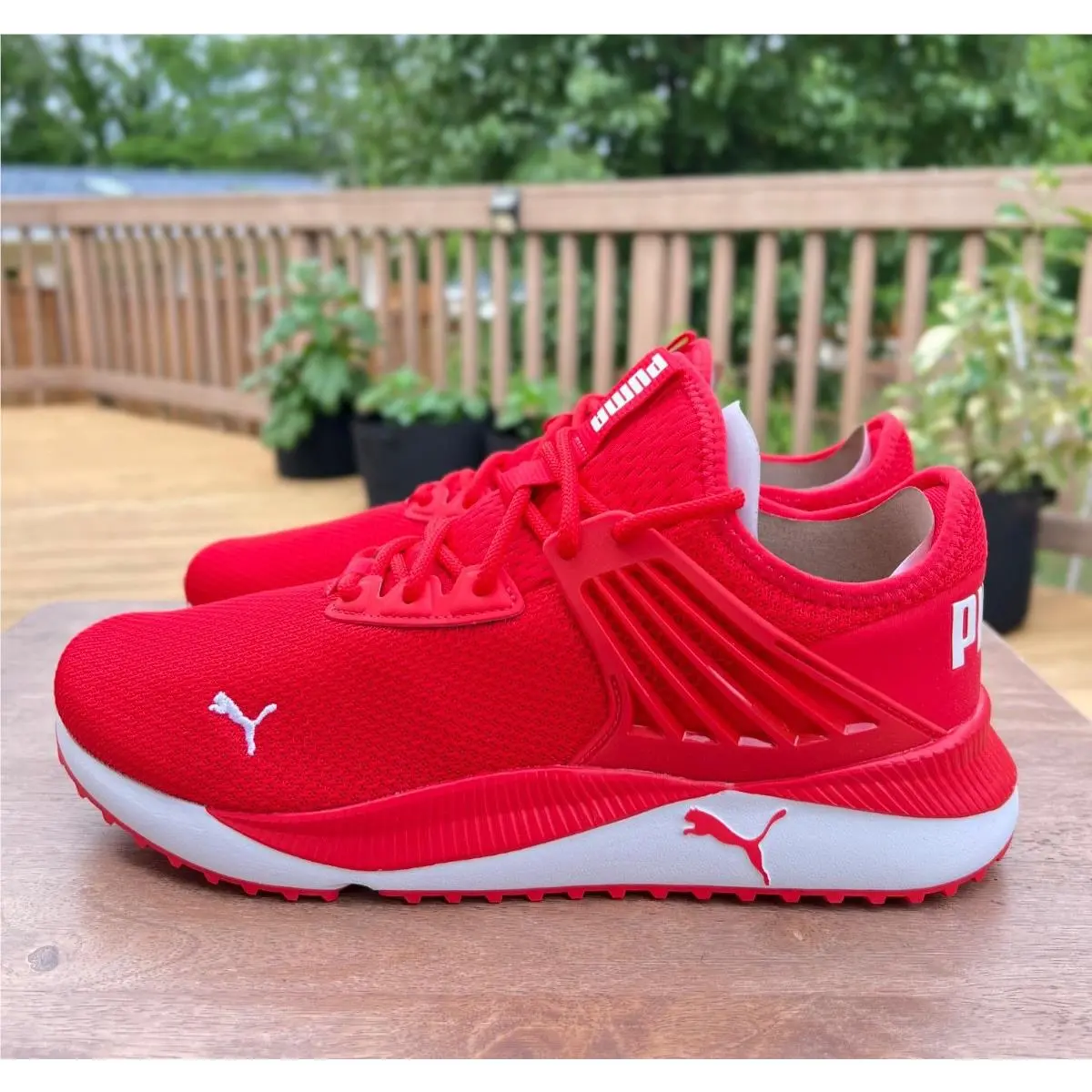 Puma shoes - PUMA Pacer - Pacer - 386453-04 - HIGH RISK RED - PUMA WHITE (UPC: 195099006535) 4